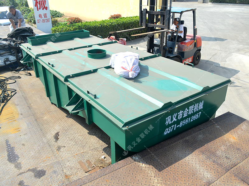 對(duì)輥機(jī),直線(xiàn)篩發(fā)貨圖片_發(fā)往廣東肇慶_處理干粉沙漿
